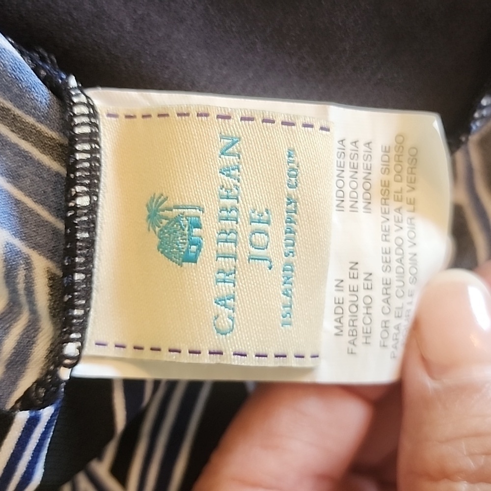 Caribbean Joe swim top - Picture 5 of 8